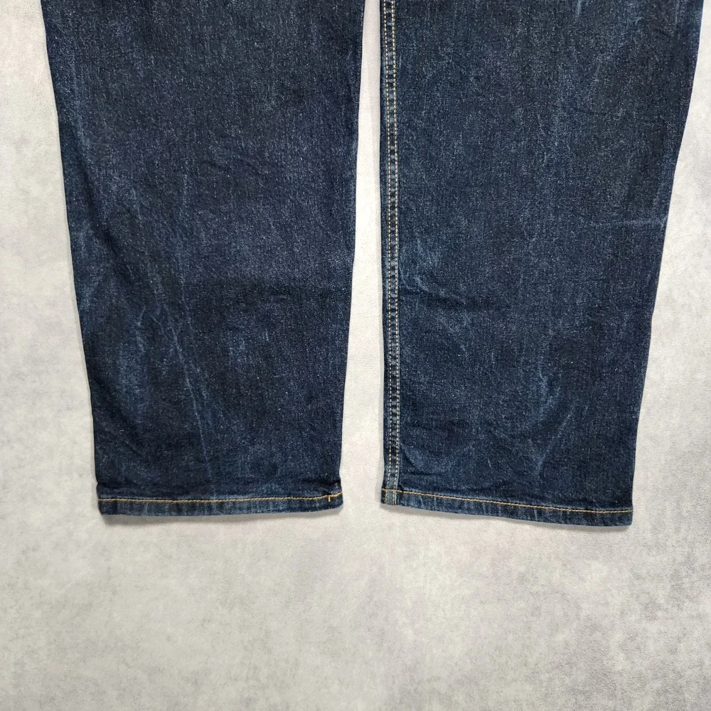 Levis 550 Mens Relaxed Fit‎ Dark Wash Tapered Leg Blue Jeans 42 to 44x32 Pants